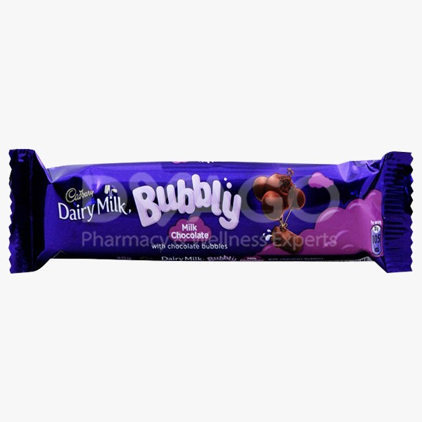 Cadbury Dairy Milk Bubbly Milk Chocolate 20G