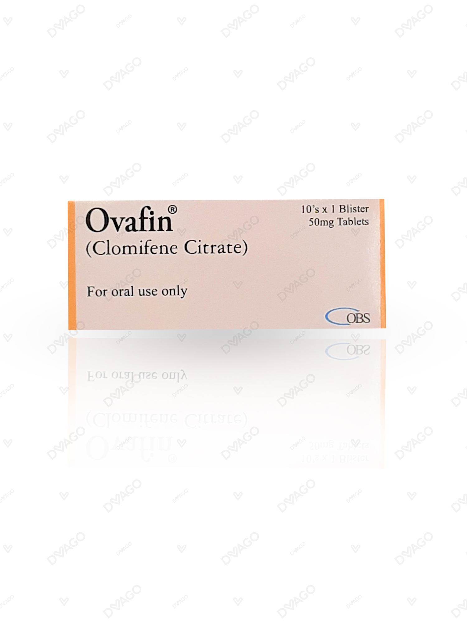 Ovafin Tablets 50mg (1 Box = 1 Strip)(1 Strip = 10 Tablets)