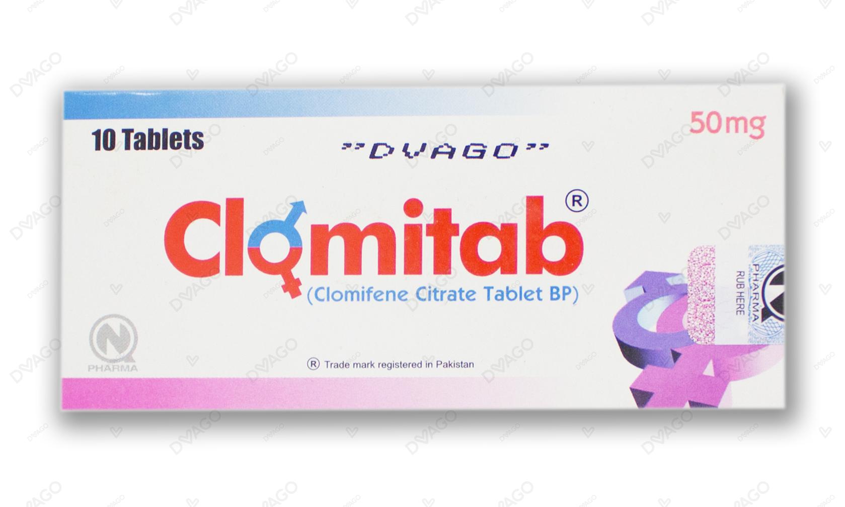Clomitablets Tablets 50mg (1 Box = 1 Strip)(1 Strip = 10 Tablets)