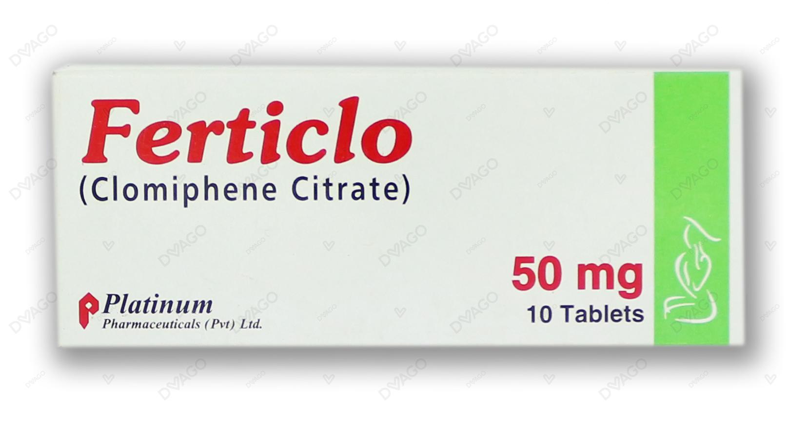 Ferticlo Tablets 50mg (1 Box = 1 Strip)(1 Strip = 10 Tablets)