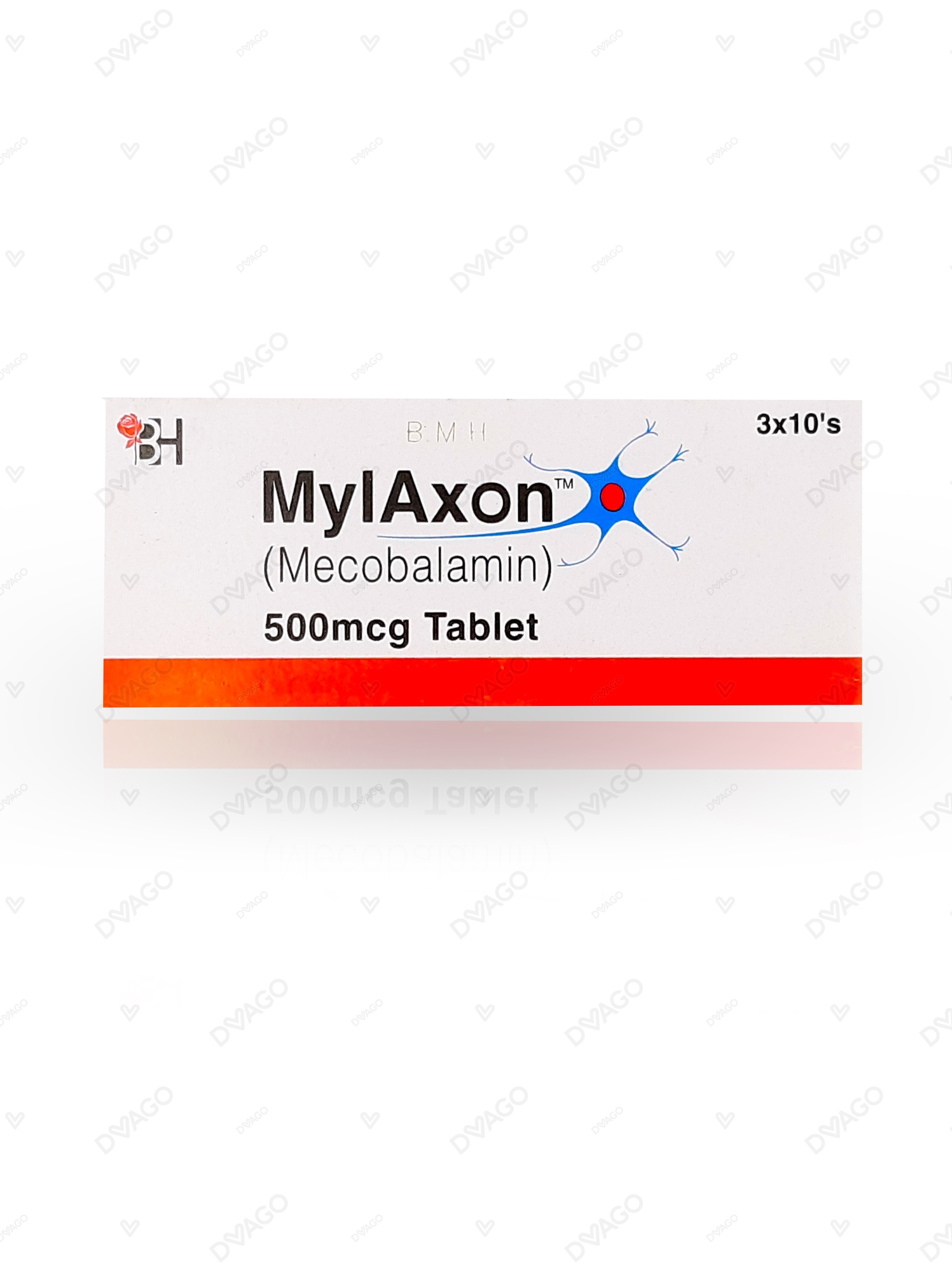 Mylaxon Tablets 500Mcg (1 Strip = 10 Tablets)