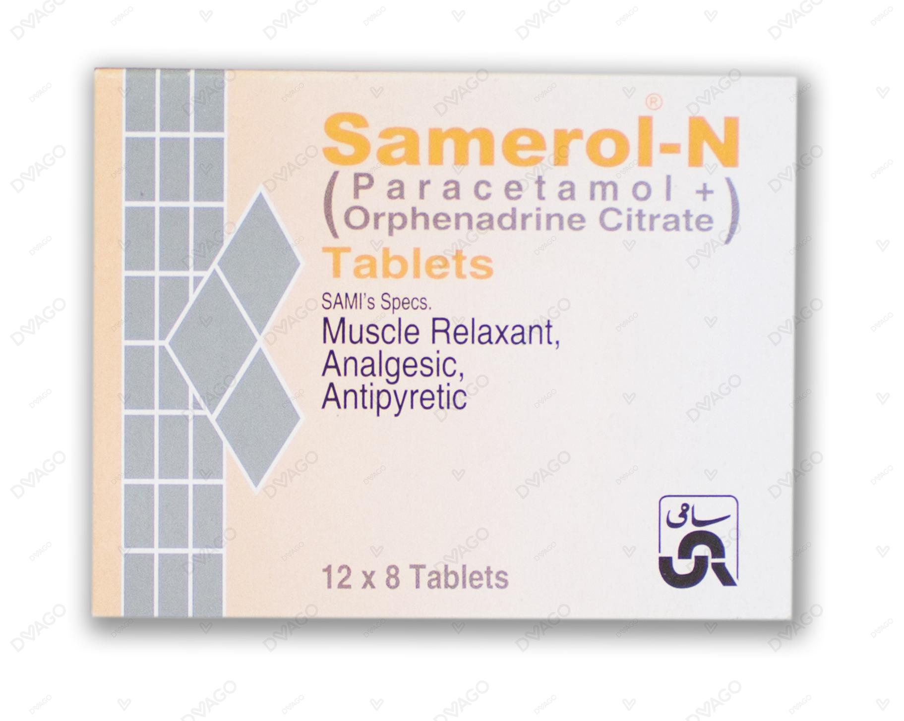 Samerol-N Tablets  (1 Strip = 8 Tablets)