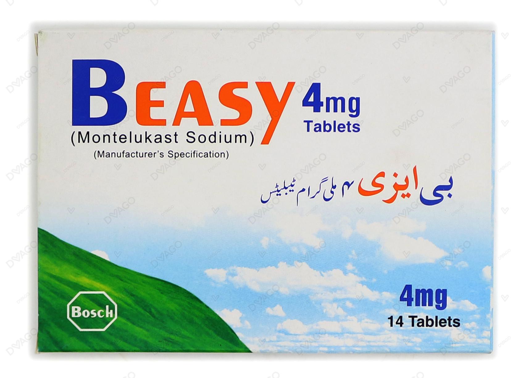 Beasy Tablets 4mg (1 Box = 1 Strip)(1 Strip = 14 Tablets)