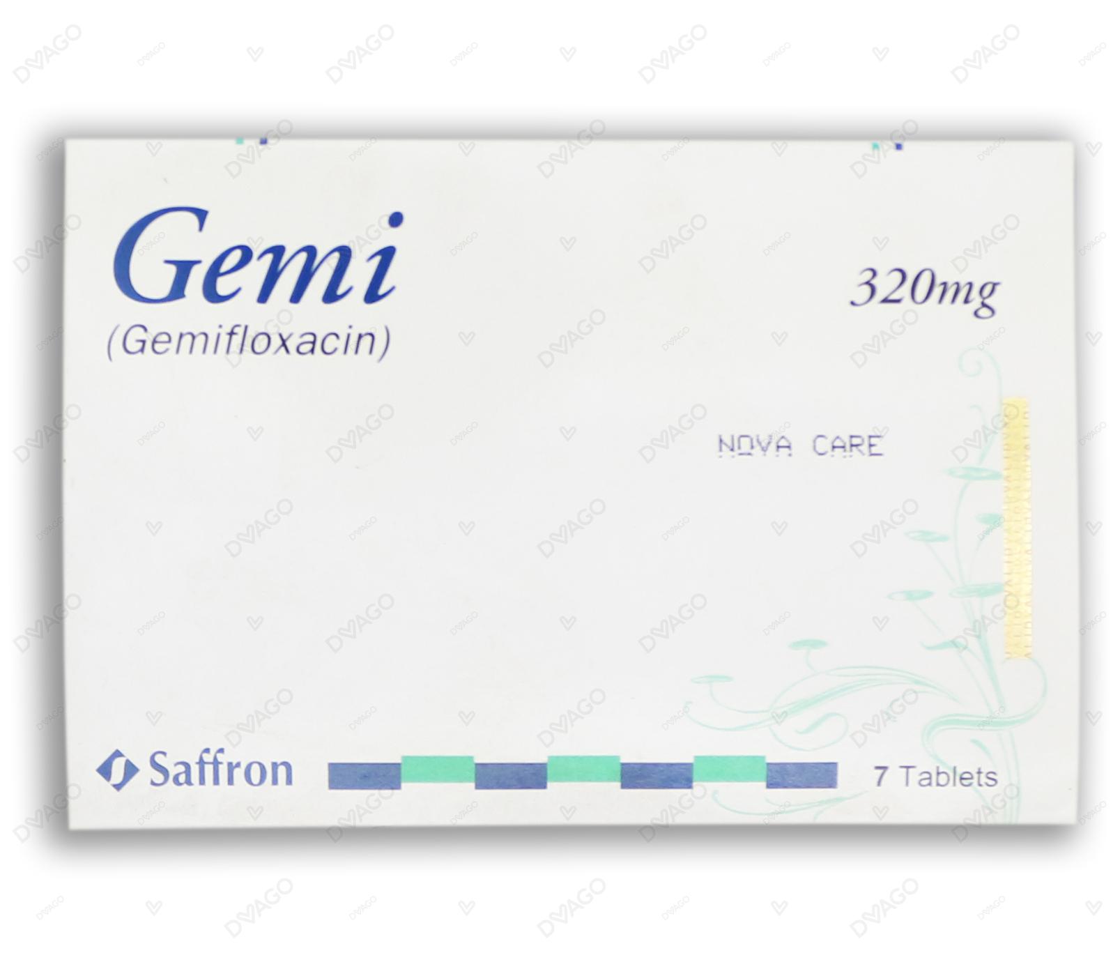 Gemi Tablets 320mg (1 Box = 1 Strip)(1 Strip = 7 Tablets)
