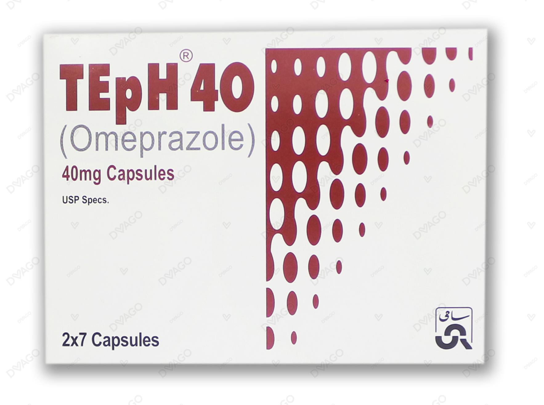 Teph Capsules 40mg (1 Strip = 7 Capsules)