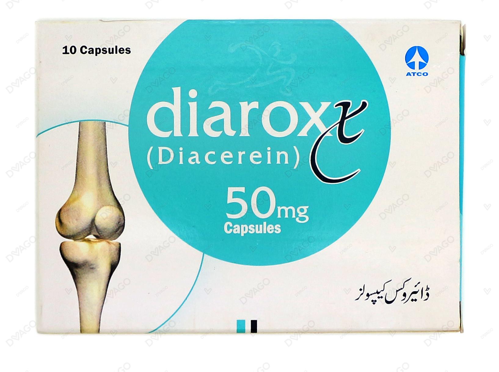 Diarox Capsules 50mg (1 Box = 1 Strip)(1 Strip = 10 Capsules)