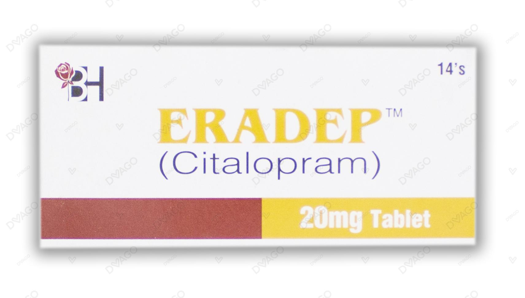 Eradep Tablets 20Mg (1 Strip = 7 Tablets)