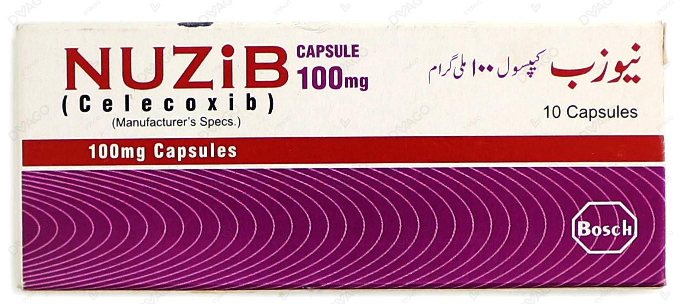 Nuzib Capsules 100Mg (1 Box = 1 Strip)(1 Strip = 10 Capsules)