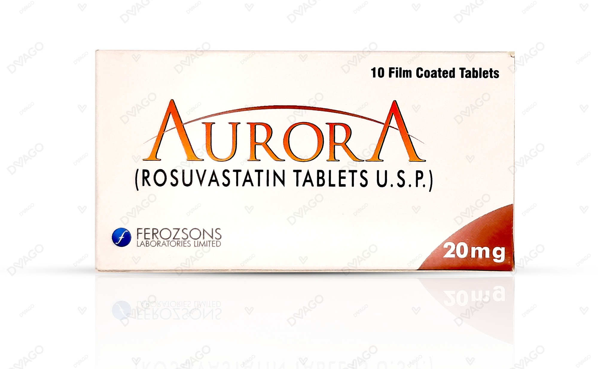 Aurora Tablets 20mg (1 Box = 1 Strip)(1 Strip = 10 Tablets)