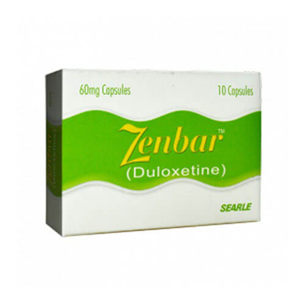Zenbar Capsules 60mg (1 Box = 1 Strip)(1 Strip = 10 Capsules)
