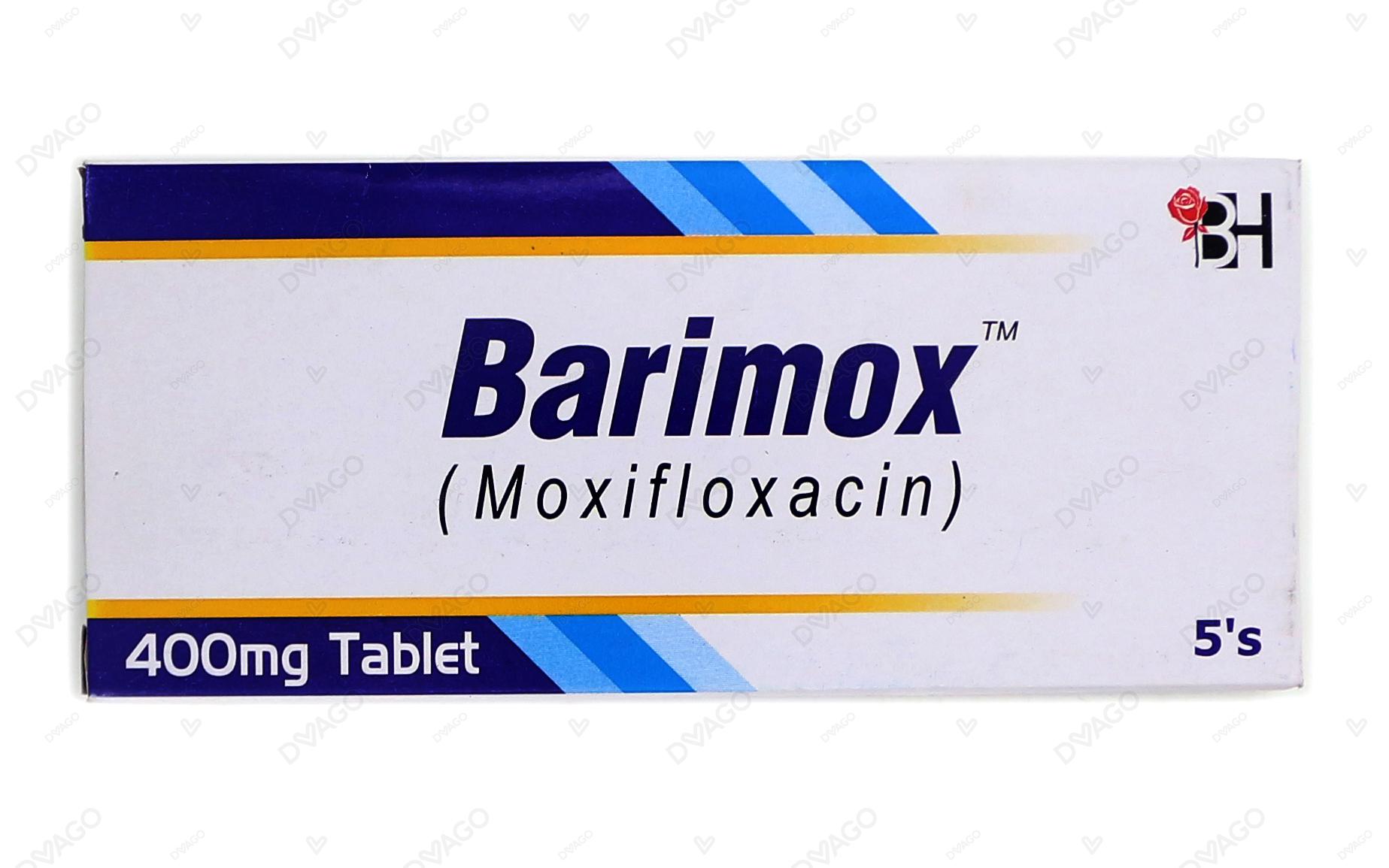 Barimox Tablets 400mg (1 Box = 1 Strip)(1 Strip = 5 Tablets)