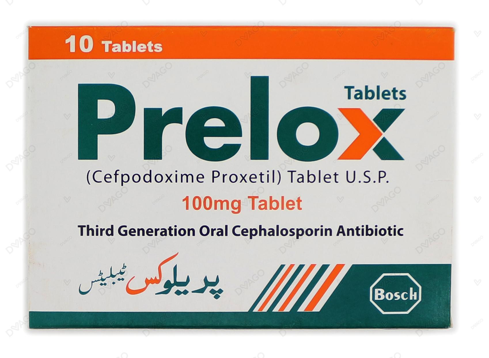 Prelox Tablets 100Mg (1 Box = 1 Strip)(1 Strip = 10 Tablets)