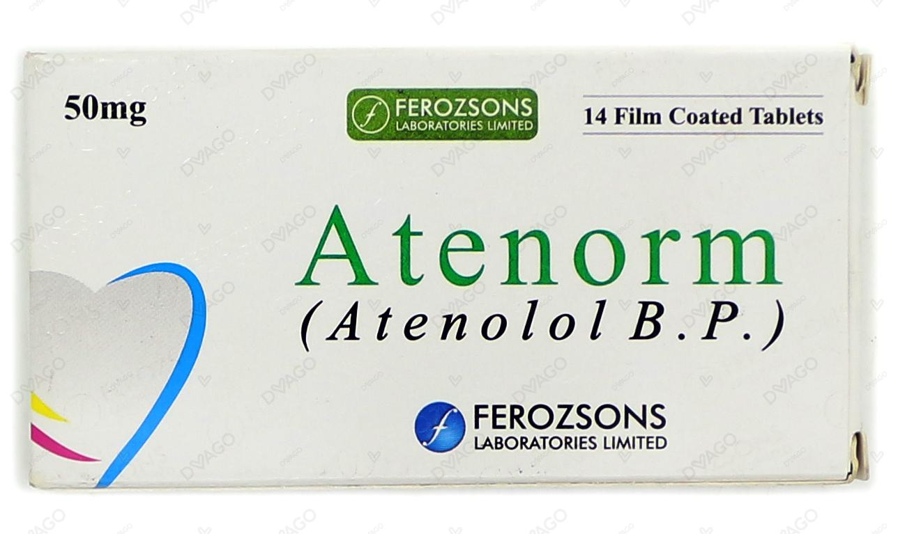 Atenorm Tablets 50mg (1 Box = 2 Strips) (1 Strip = 7 Tablets)