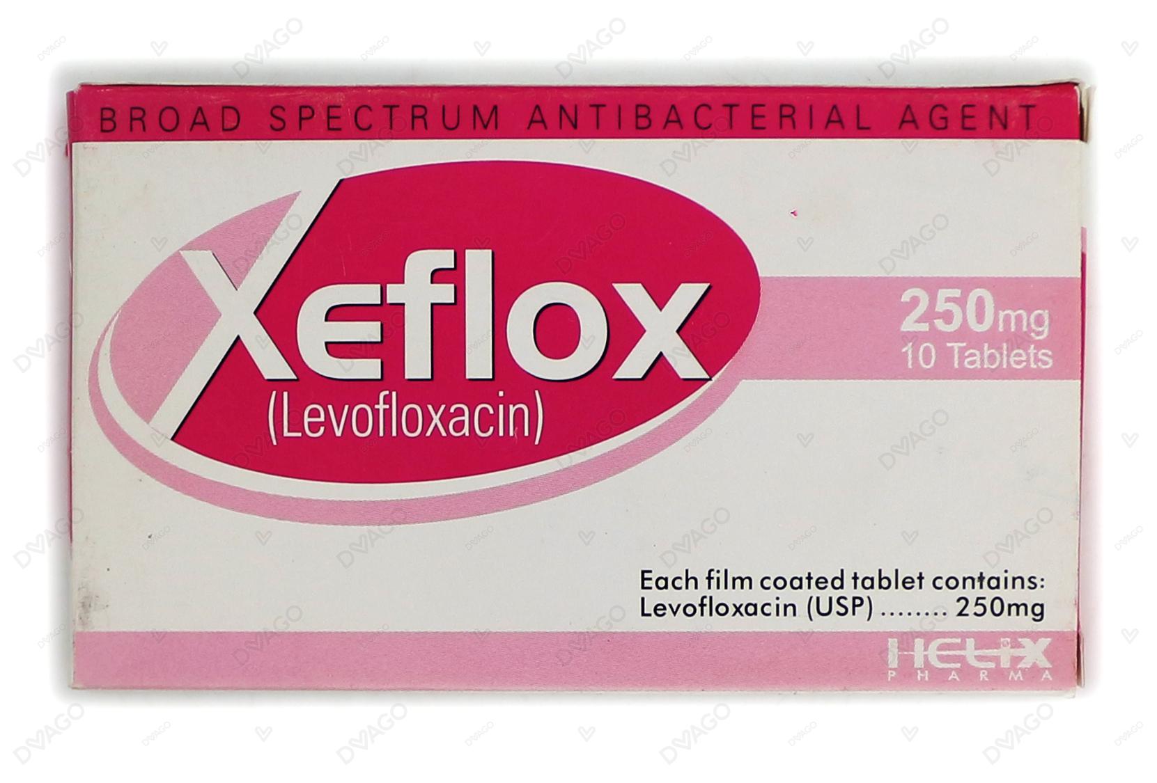 Xeflox Tablets 250mg (1 Box = 1 Strip)(1 Strip = 10 Tablets)