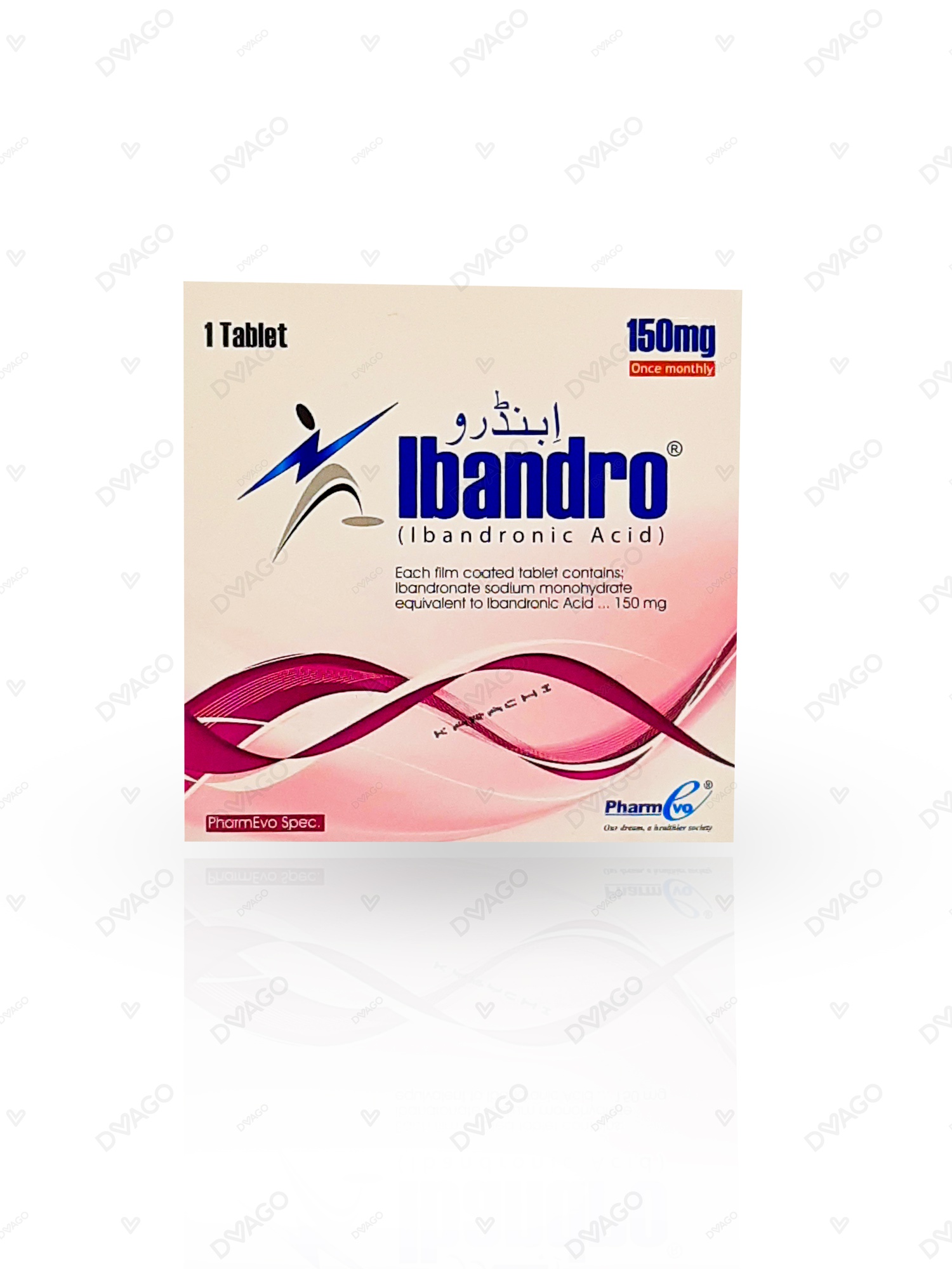 Ibandro Tablets 150mg (1 Box = 1 Tablet)