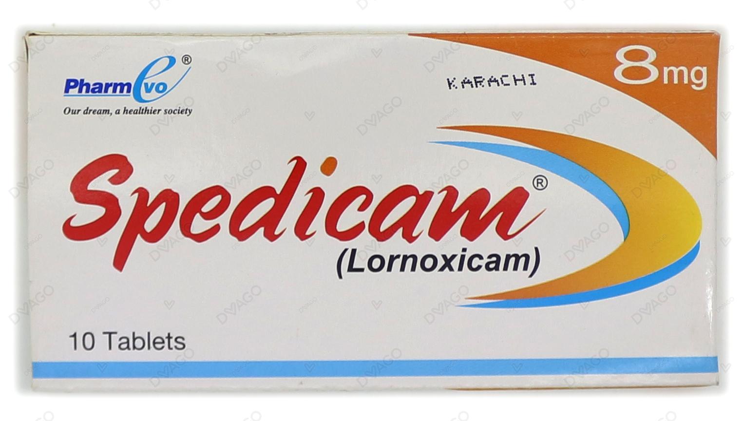 Spedicam Tablets 8mg (1 Box = 1 Strip)(1 Strip = 10 Tablets)