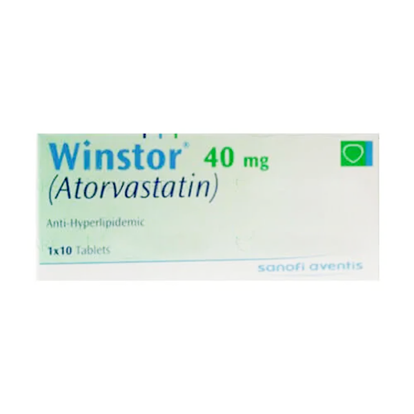 Winstor Tablets 40mg (1 Box = 1 Strip)(1 Strip = 10 Tablets)