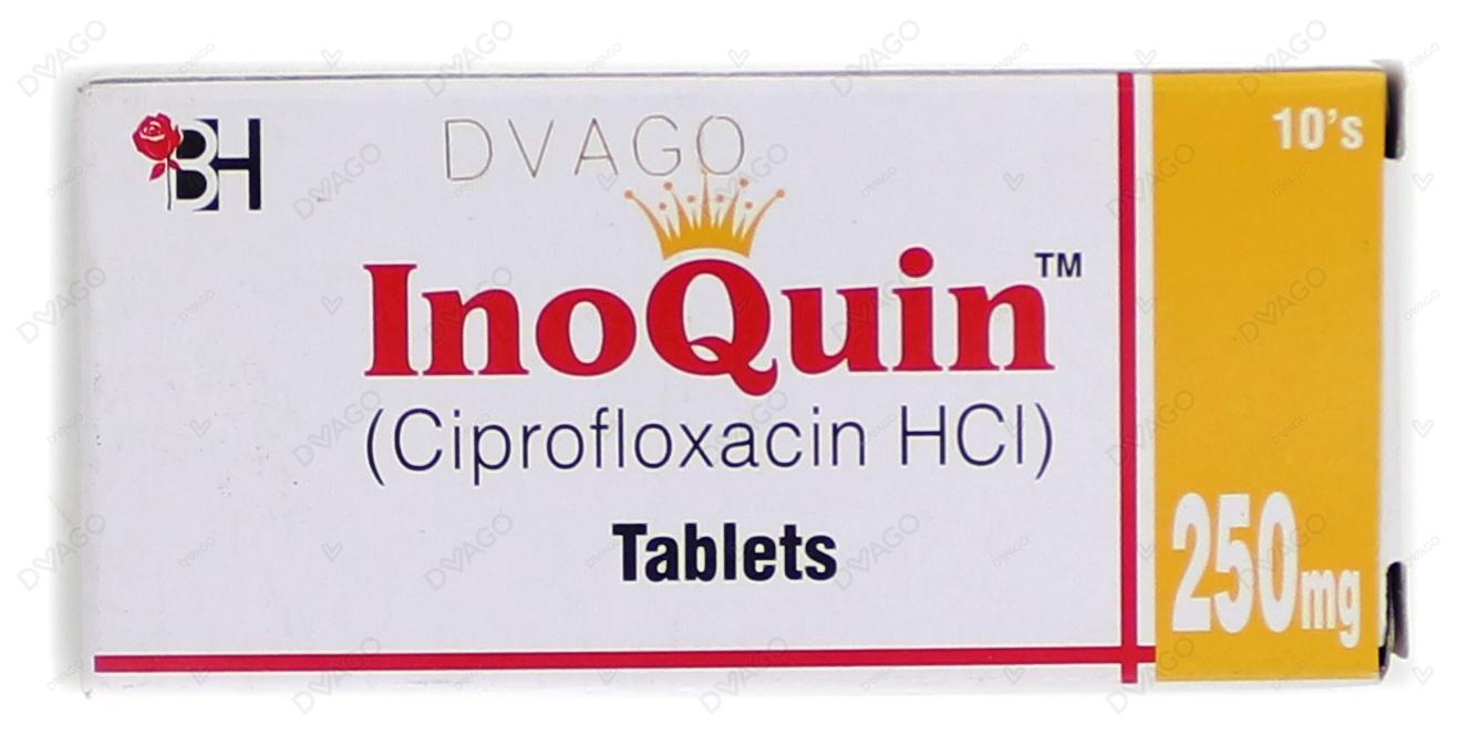 Inoquin Tablets 250Mg (1 Box = 1 Strip)(1 Strip = 10 Tablets)
