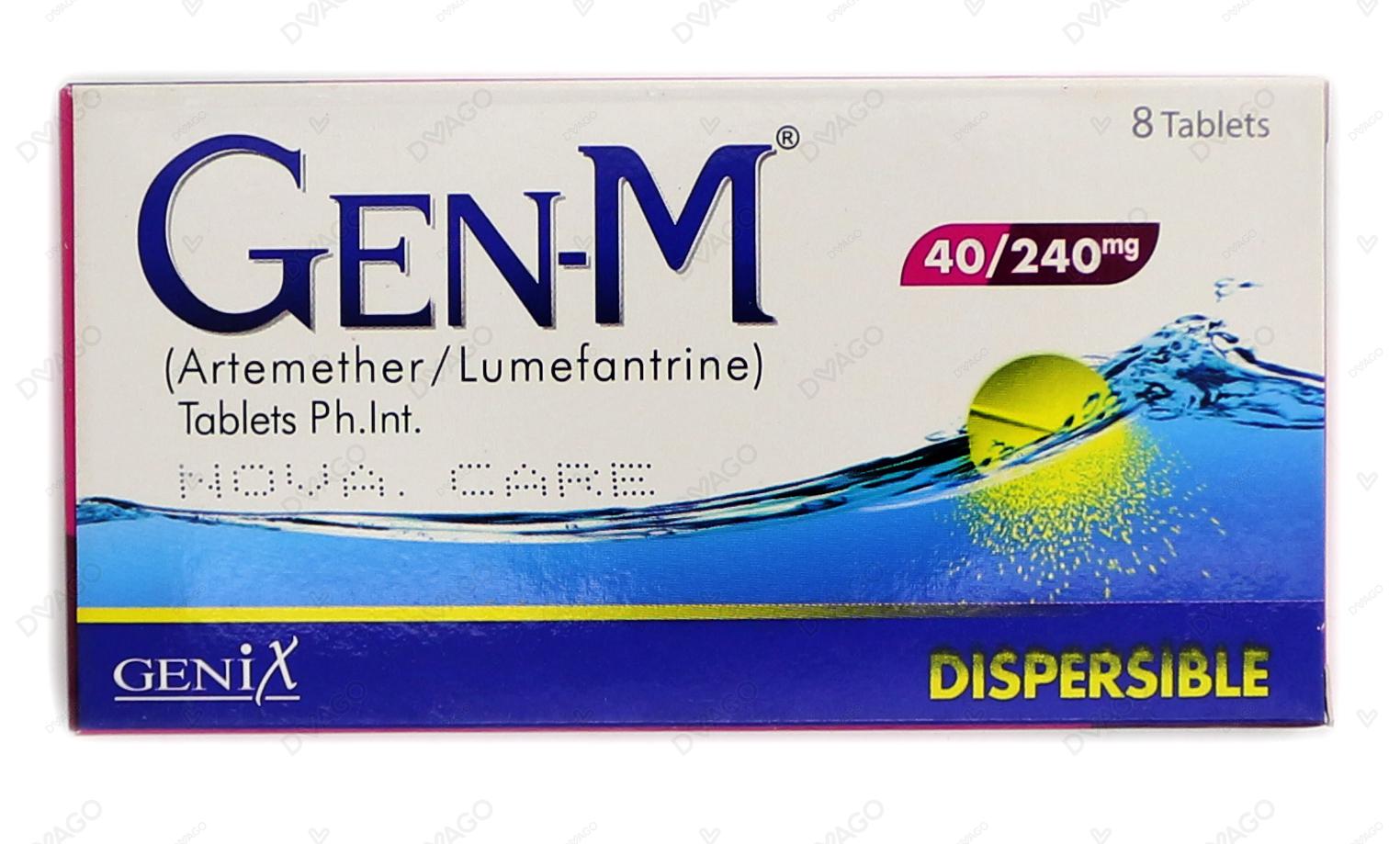 Gen-M Tablets 40/240Mg (1 Box = 1 Strip)(1 Strip = 8 Tablets)