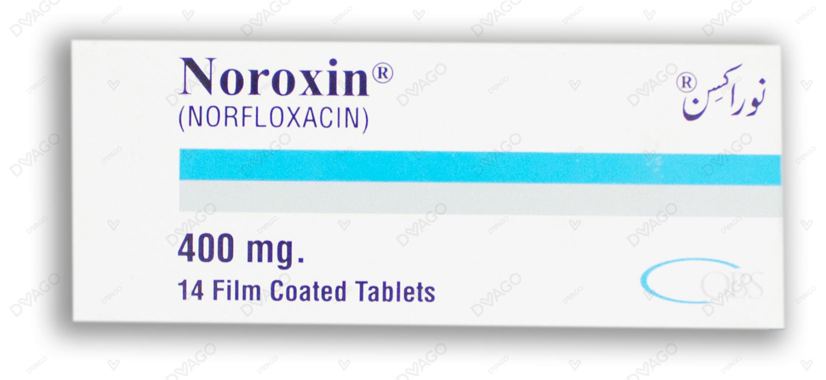 Noroxin Tablets 400mg (1 Box = 2 Strips) (1 Strip = 7 Tablets)