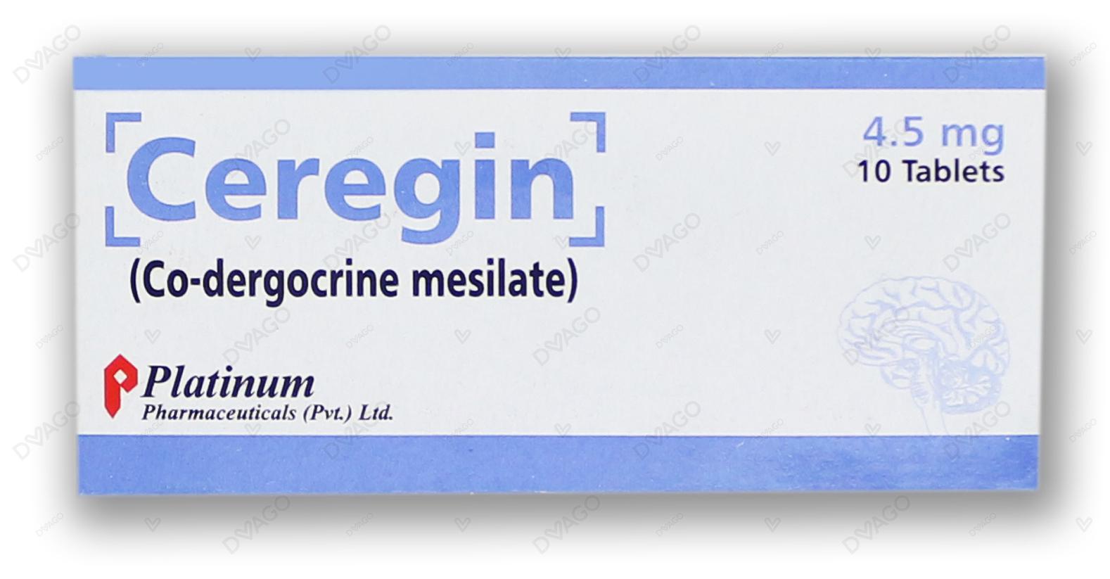Ceregin Tablets 4.5Mg (1 Box = 1 Strip)(1 Strip = 10 Tablets)