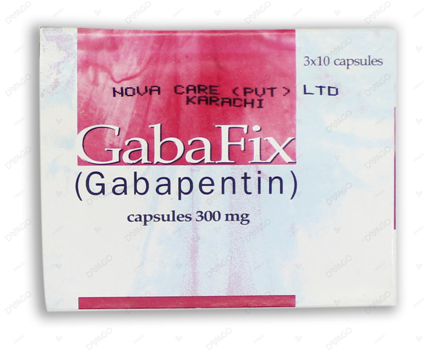 Gabafix Capsules 300mg (1 Strip = 10 Capsules)