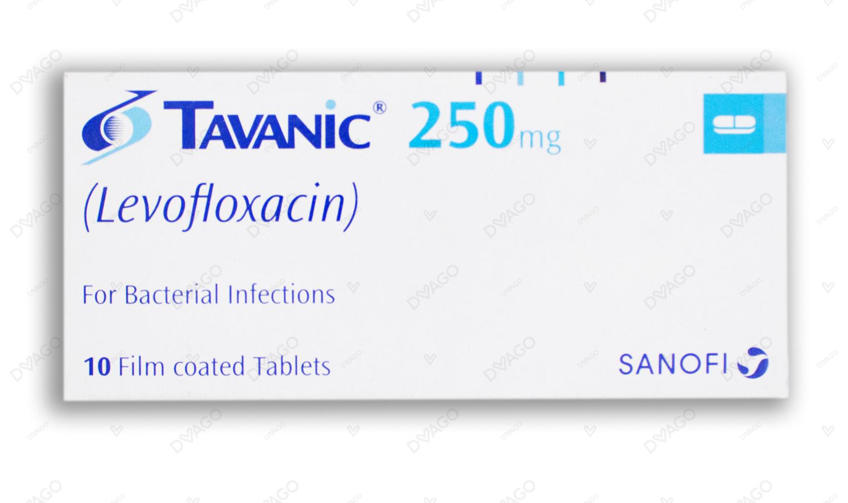 Tavanic Tablets 250Mg (1 Box = 1 Strip)(1 Strip = 10 Tablets)