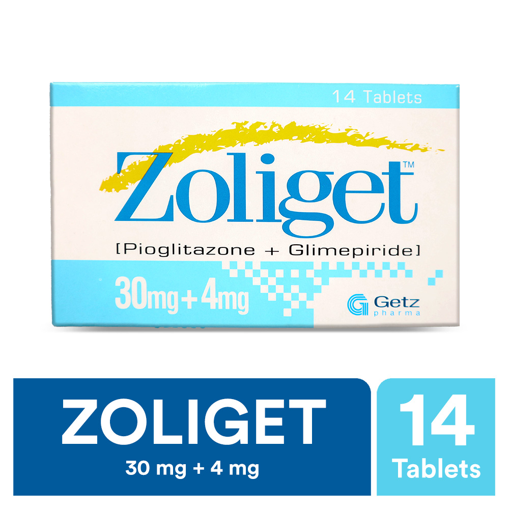 Zoliget Tablets 30mg+4mg (1 Strip = 7 Tablets)