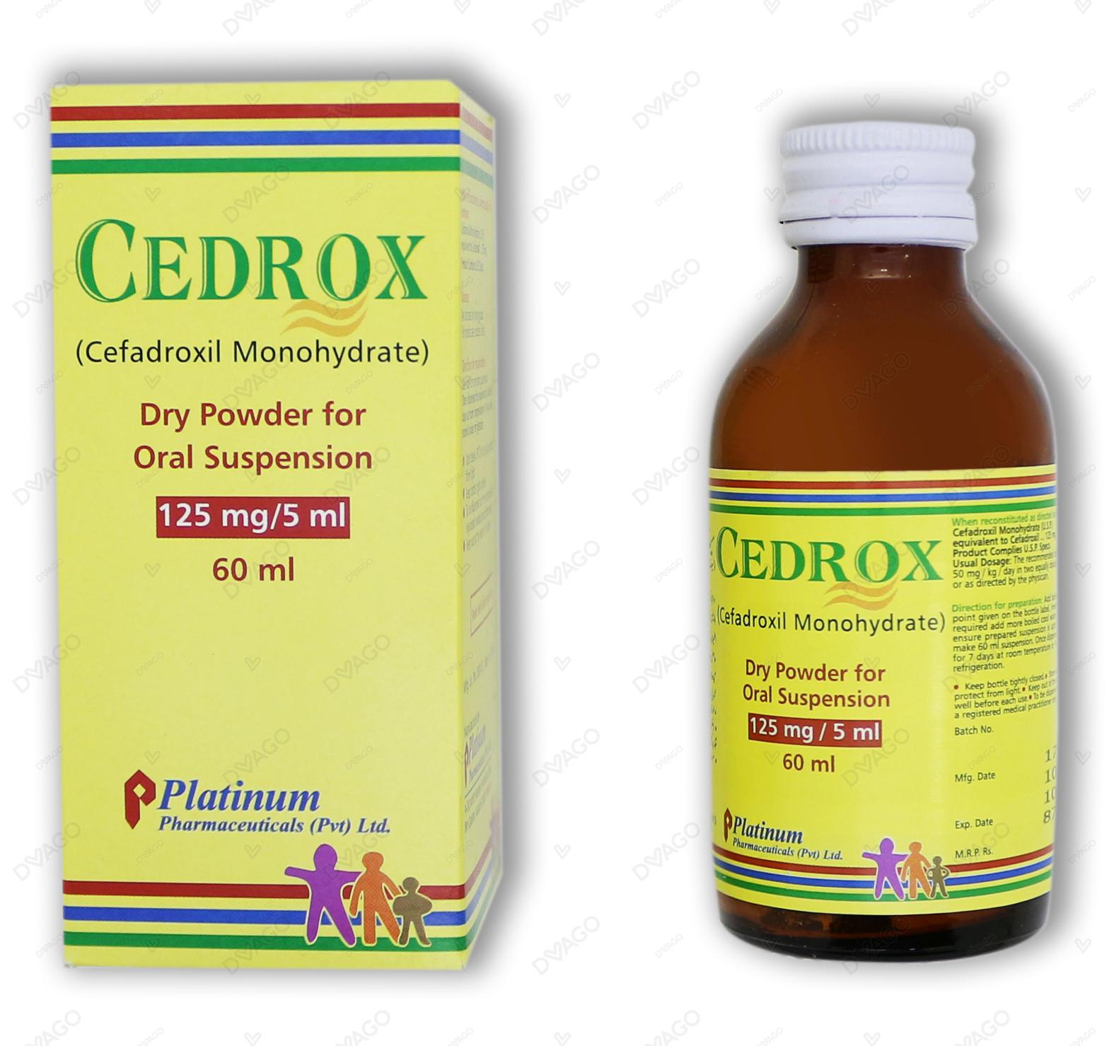 Cedrox 60Ml Suspension 125Mg/5Ml