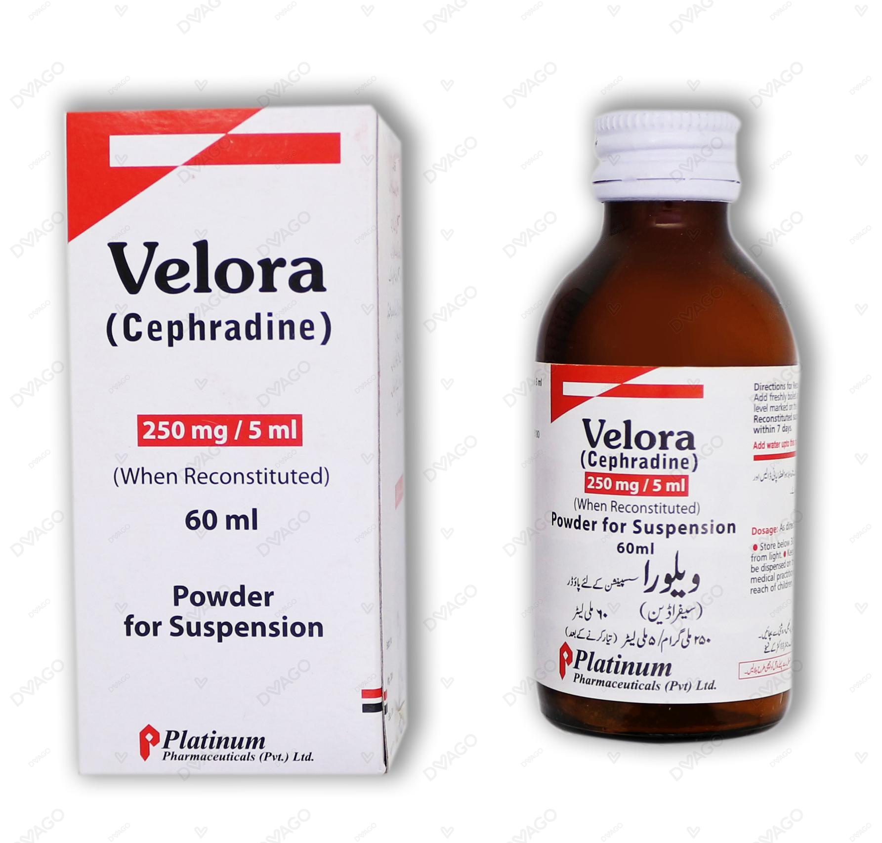 Velora 60ml Suspension 250mg/5ml