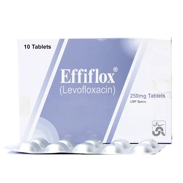 Effiflox Tablets 250mg (1 Box = 1 Strip)(1 Strip = 10 Tablets)