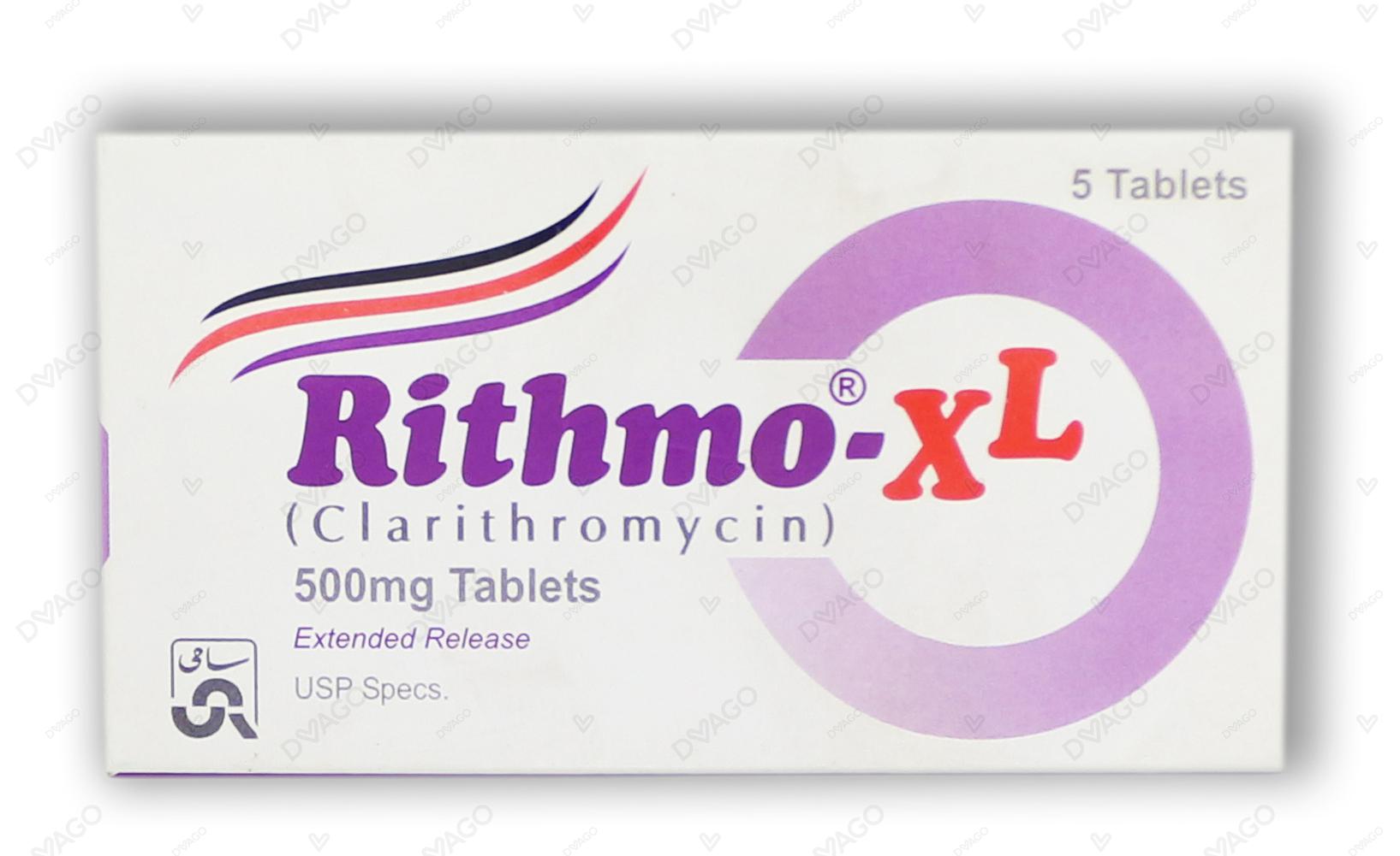 Rithmo Xl Tablets 500mg (1 Box = 1 Strip)(1 Strip = 5 Tablets)