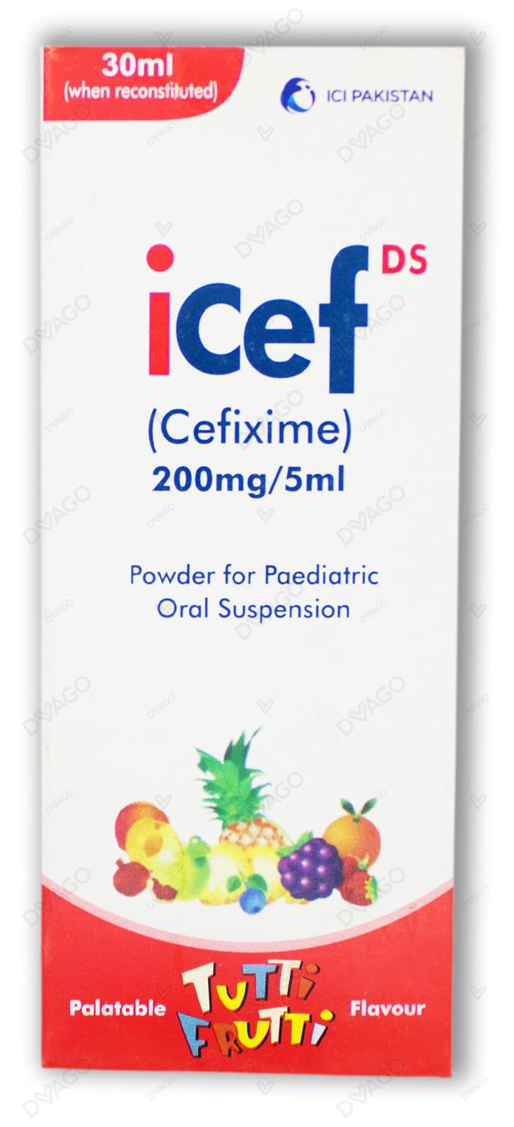 Icef-Ds 30ml Oral Paediatric Suspension 200mg/5ml