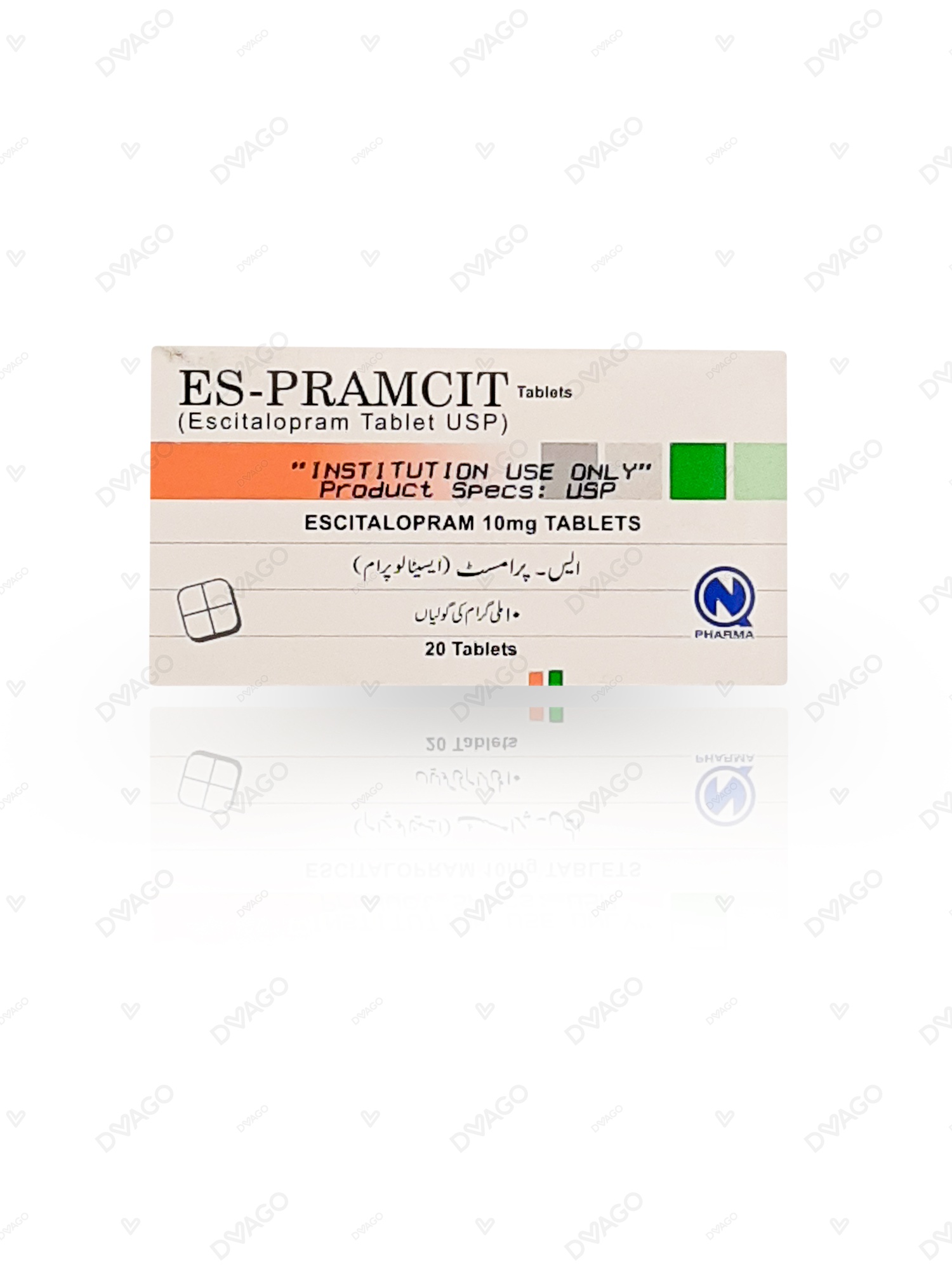 Es-Pramcit Tablets 10mg (1 Strip = 10 Tablets)