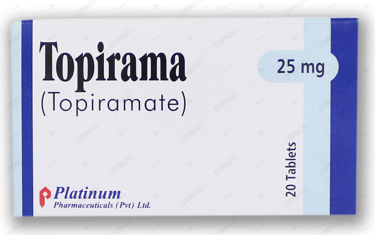 Topirama Tablets 25mg (1 Strip = 10 Tablets)