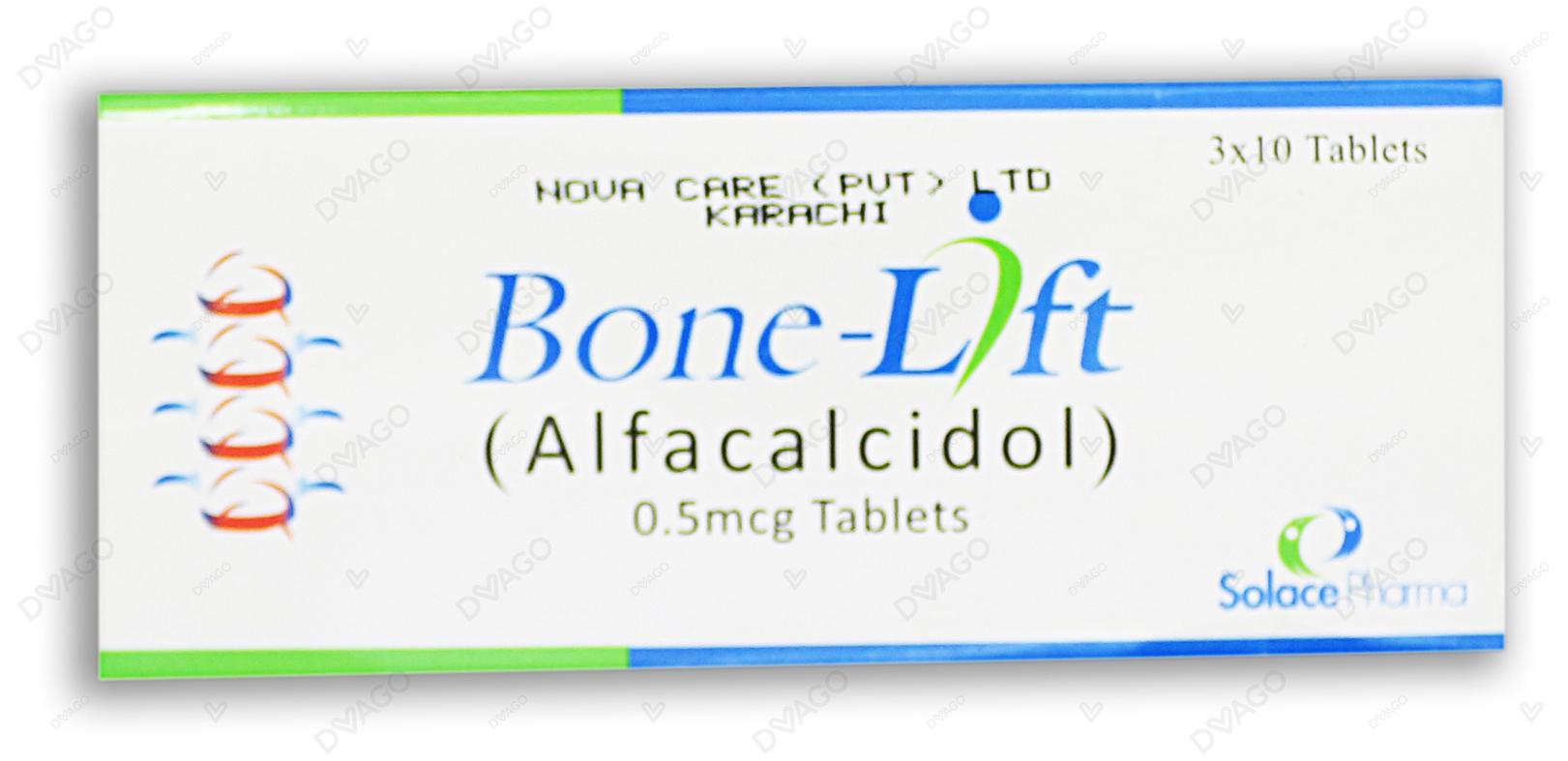 Bone-Lift Tablets 0.5Mcg (1 Strip = 10 Tablets)