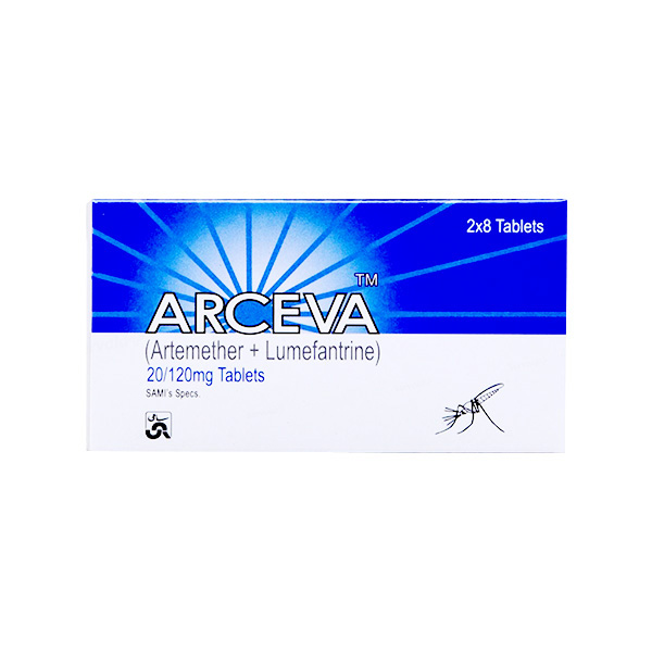 Arceva Tablets 20mg/120mg  (1 Strip = 8 Tablets)