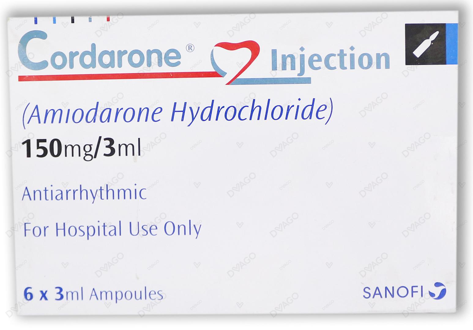 Cordarone Iv Injection 150mg/3ml (1 Box = 6 Ampoules)