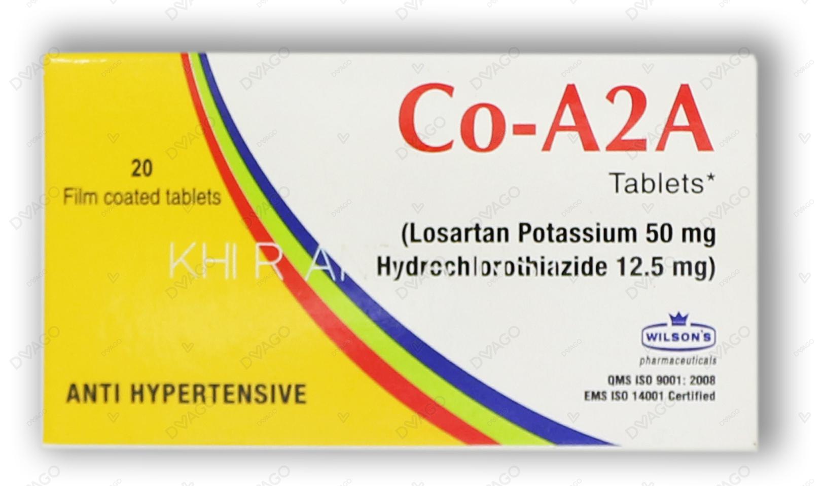 Co-A2A Tablets 50mg/12.5mg (1 Strip = 10 Tablets)