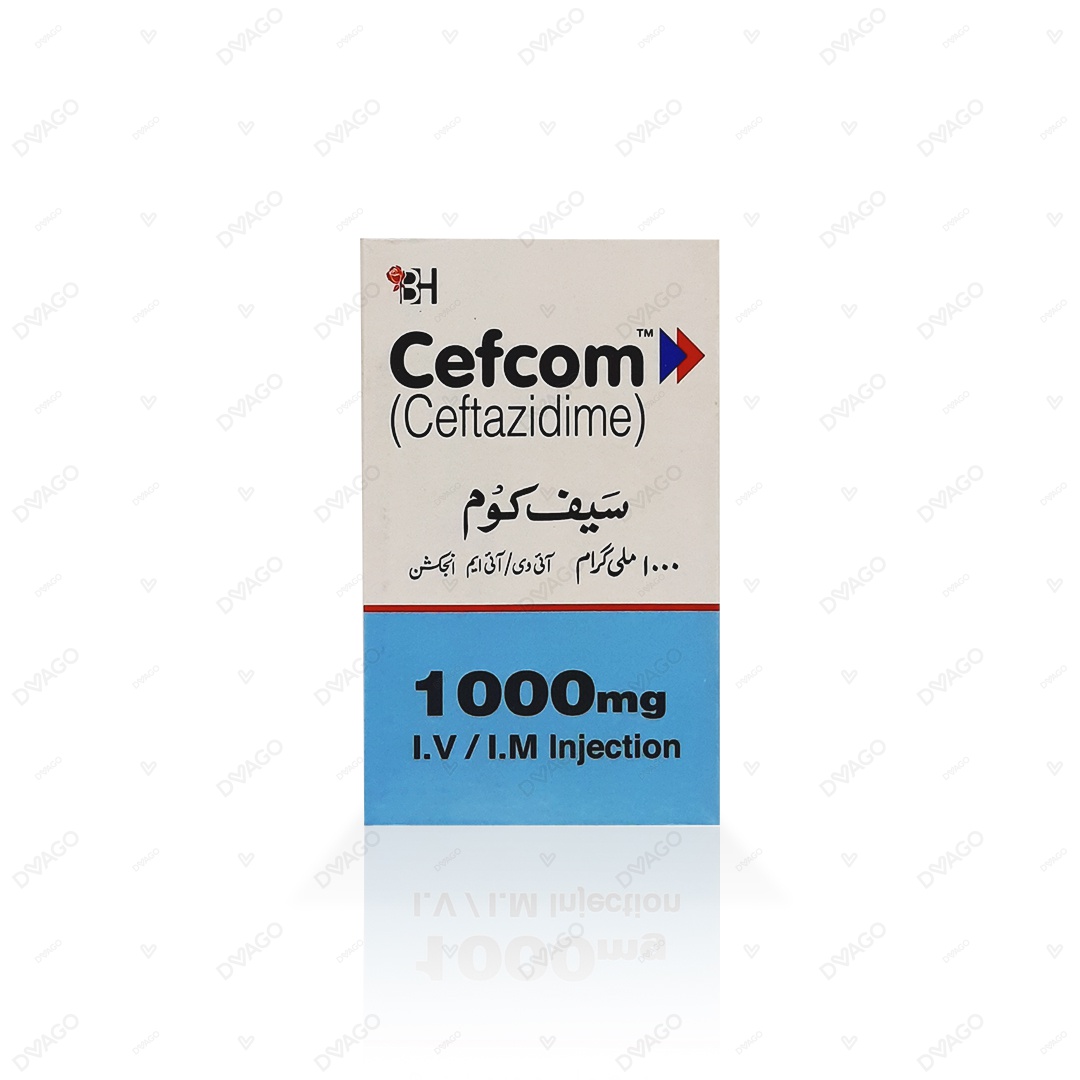 Cefcom Iv/Im Injection 1000mg (1 Box = 1 Injection)