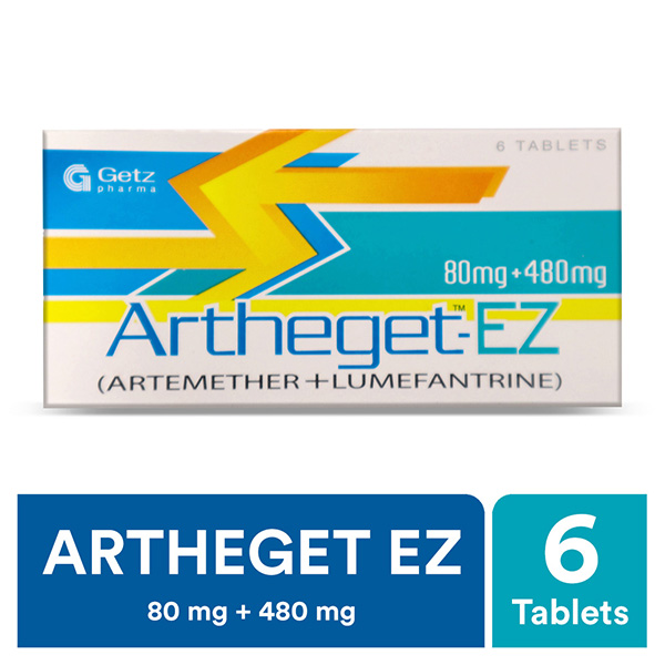 Artheget EZ Tablets 80mg + 480mg
