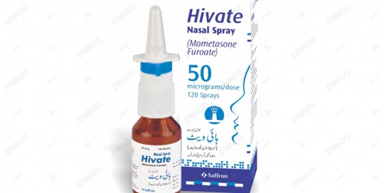 Hivate Nasal Spray 50mcg/Dose 120 Sprays