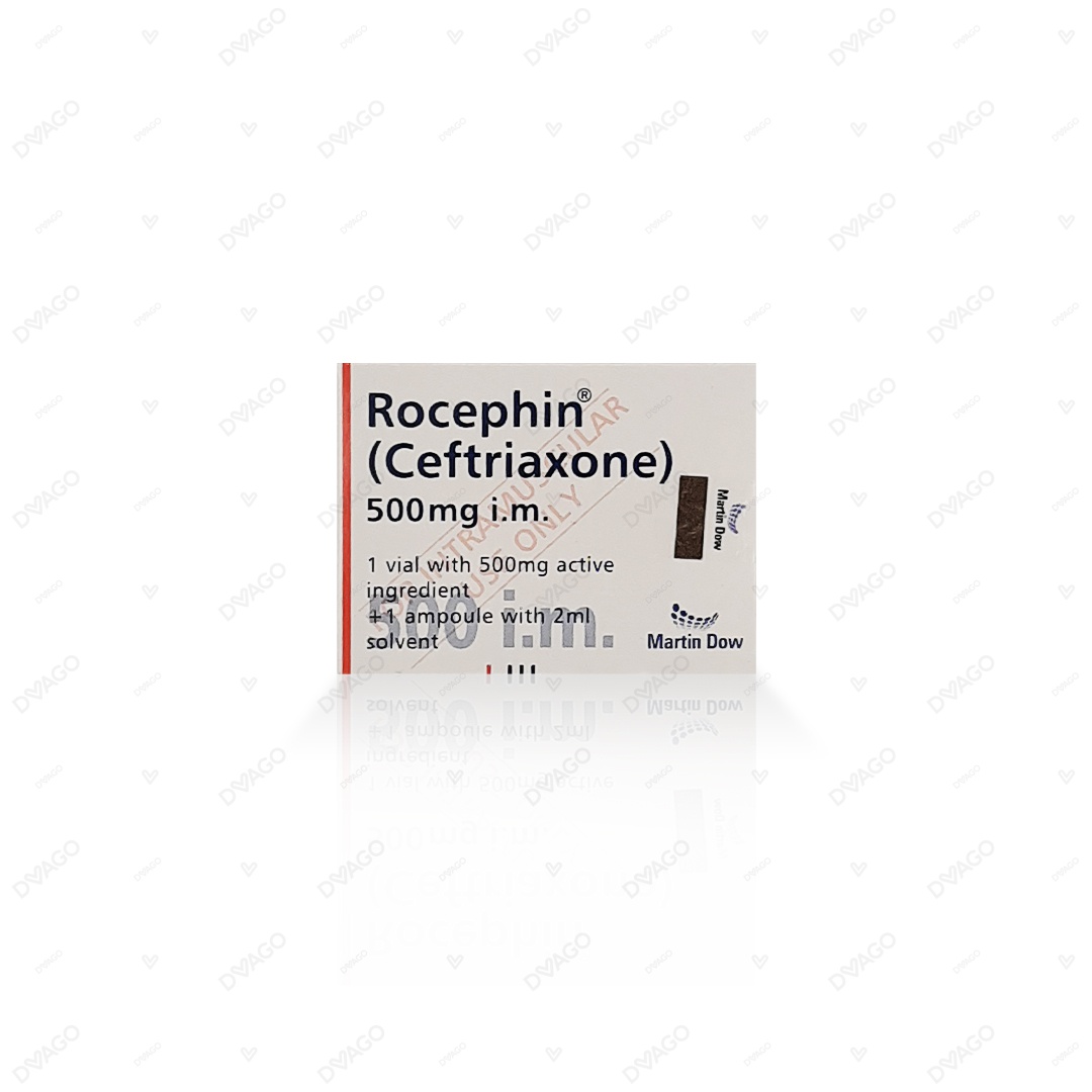 Rocephin Im Injection 500mg (1 Box = 1 Injection)
