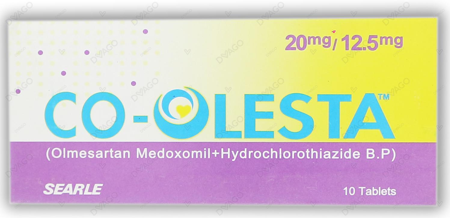Co-Olesta Tablets 20/12.5mg (1 Box = 1 Strip)(1 Strip = 10 Tablets)