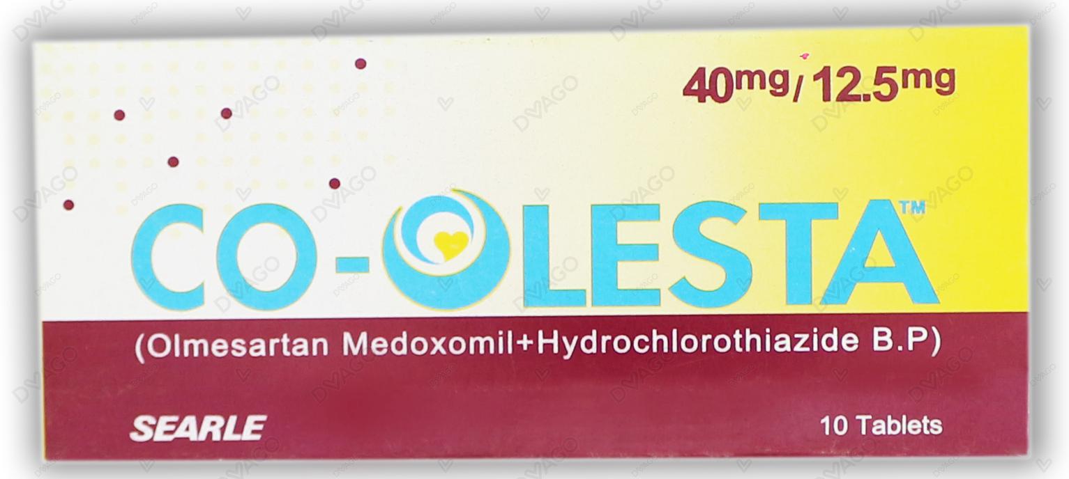 Co-Olesta Tablets 40mg/12.5mg (1 Box = 1 Strip)(1 Strip = 10 Tablets)