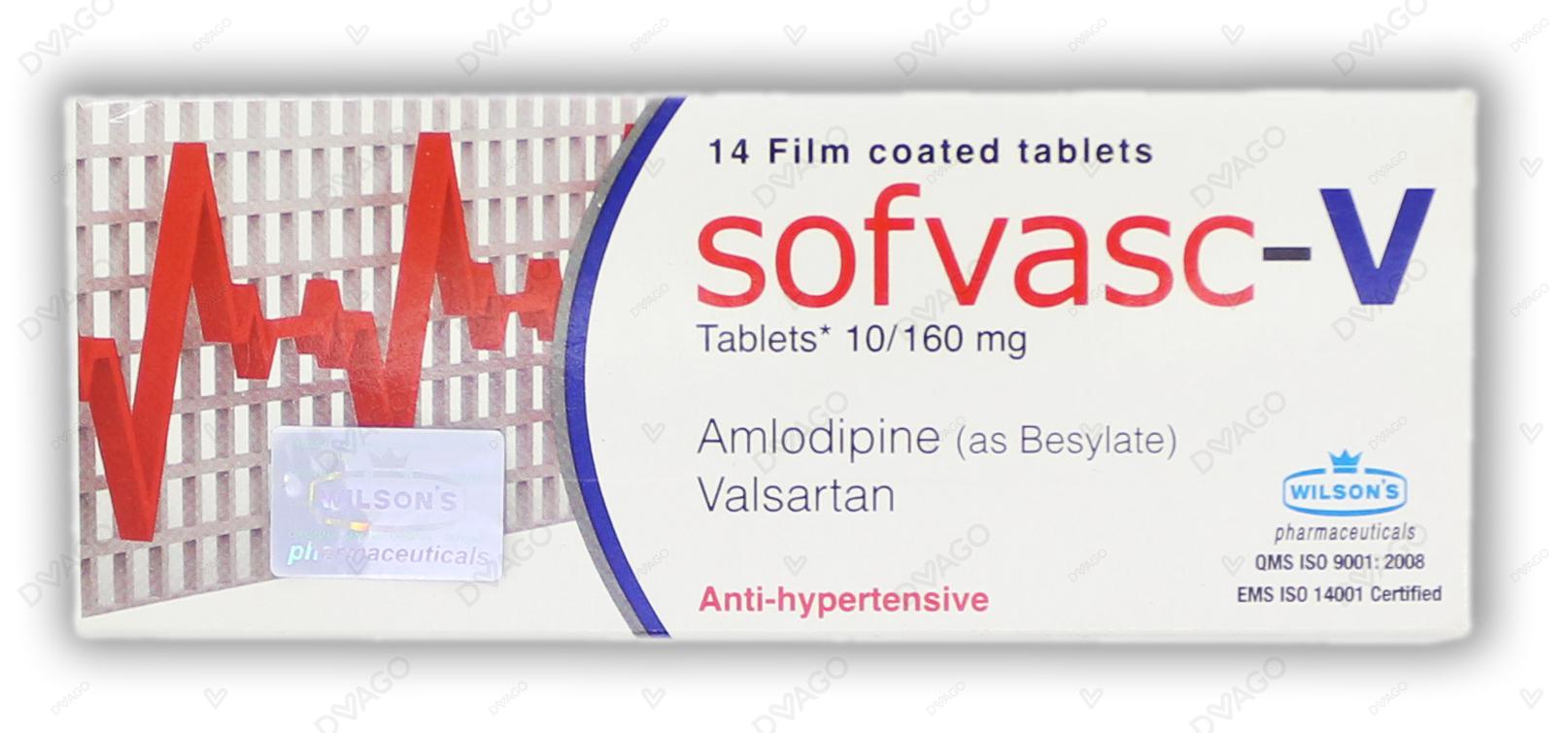 Sofvasc-V Tablets 10/160Mg (1 Box = 1 Strip)(1 Strip = 14 Tablets)
