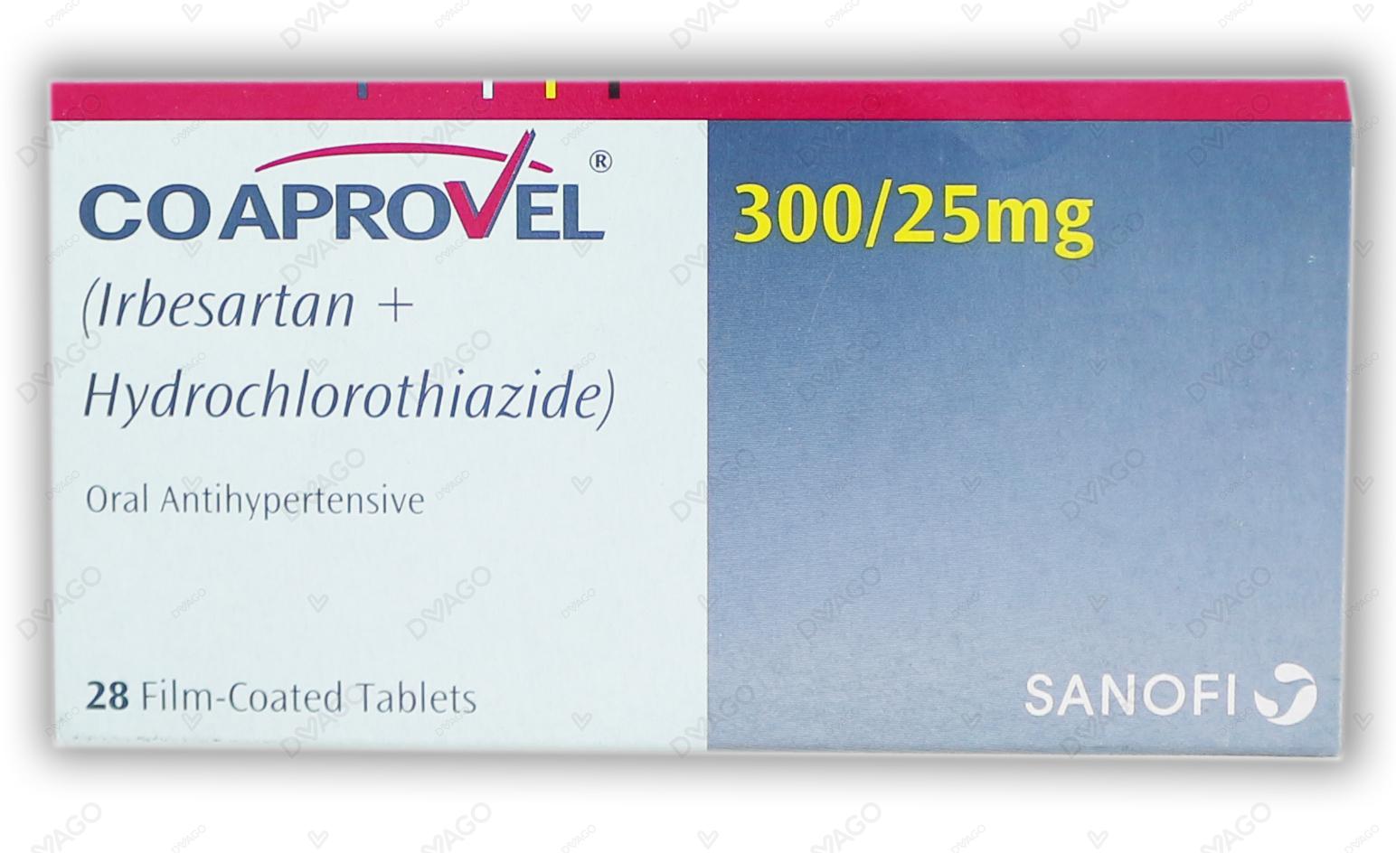 Co-Aprovel Tablets 300/25mg (1 Strip = 14 Tablets)