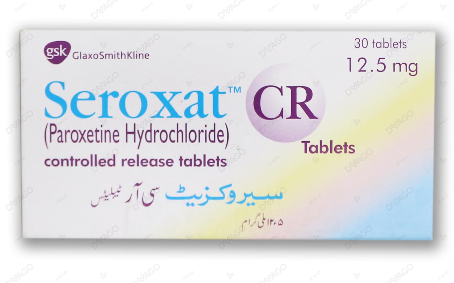 Seroxat Cr Tablets 12.5Mg (1 Strip = 10 Tablets)