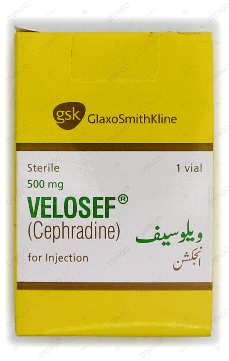 Velosef Injection 500mg (1 Box = 1 Injection)