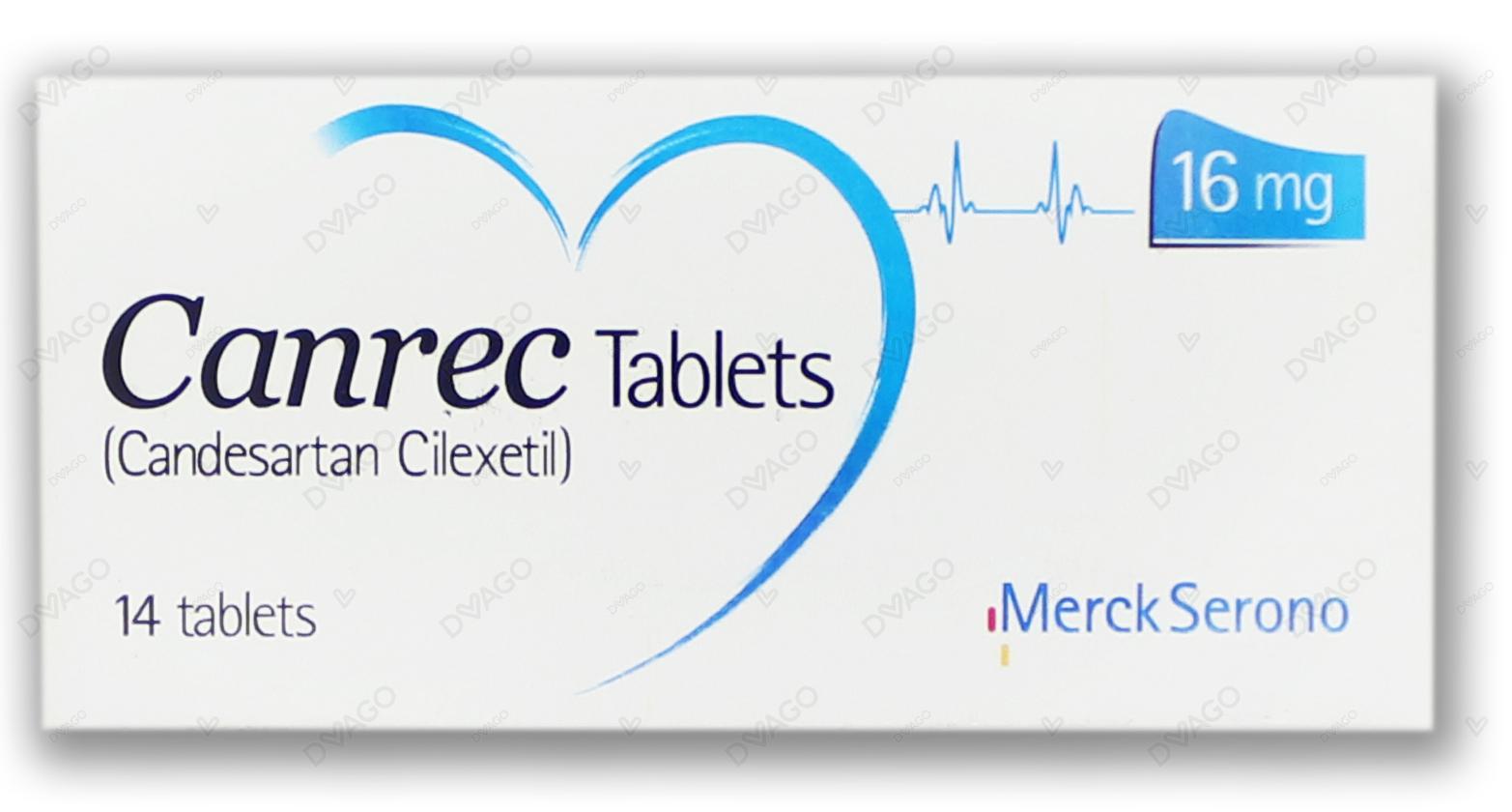 Canrec Tablets 16mg (1 Strip = 7 Tablets)